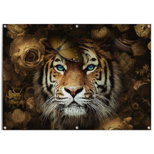 Reinders tuinposter Tijger - 100x140cm