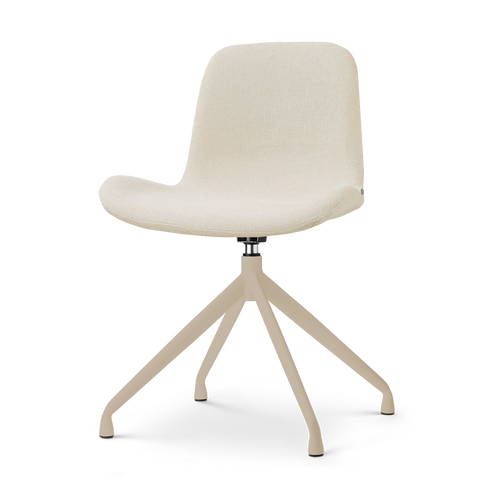 Nolon Nola-Fé draaibare eetkamerstoel cottonbeige beige onderstel