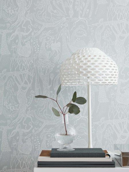 Borastapeter behang menselijke silhouetten groen - 53 cm x 10.05 m - 660690