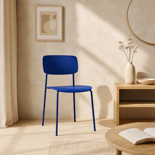 Kick eetkamerstoel Lio - Blauw - vtwonen shop