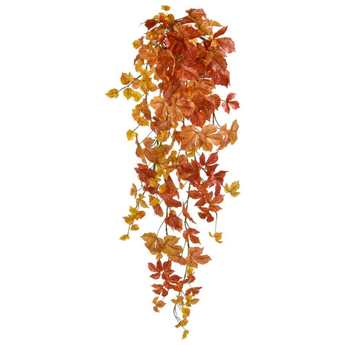 Maxifleur Herfst Maple kunst hangplant 90cm - oranje