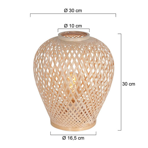 Anne Light & home tafellamp Maze - 1 lichts - 30x 30 cm - beige