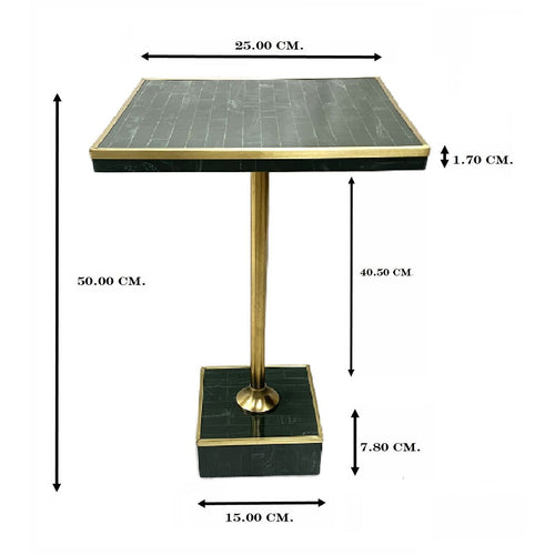 Kare Design Bijzettafel Loco Loco 25x25cm groen