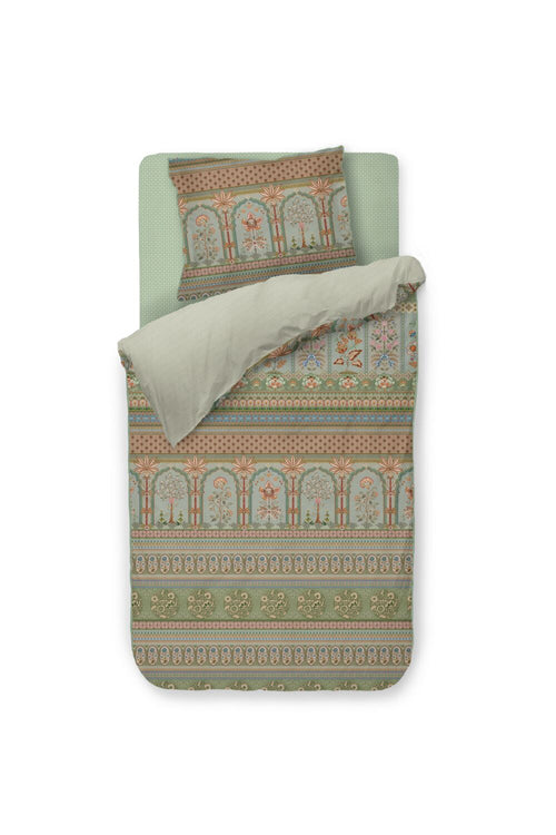 Pip Studio Dekbedovertrek Bollywood Dreams - 60 x 70 cm - Groen