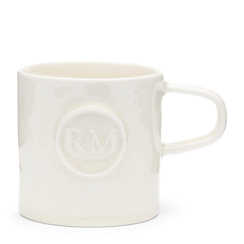 Rivièra Maison Portofino Mug white - Porselein - Wit - vtwonen shop