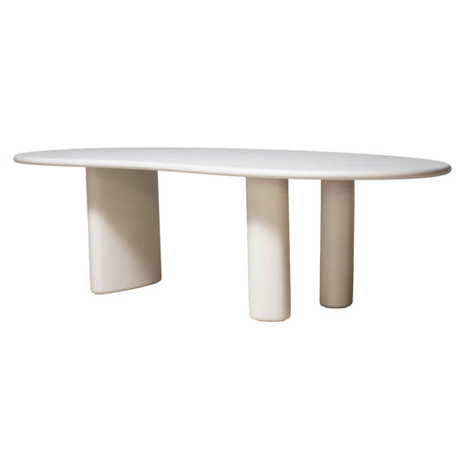 DÉJA Living Eettafel Gulli - Beige Composiet - 260x110x76cm