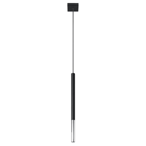 Sollux Lighting Hanglamp MOZAICA 1 zwart/chroom - 8x8x100cm