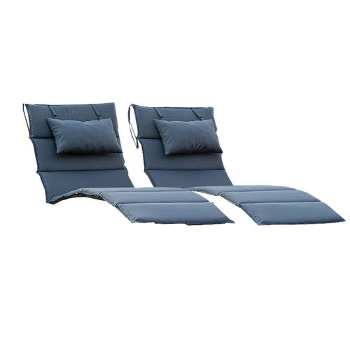 Home Deluxe Wave Houten Ligstoel TAIGA Aantal: 2 - vtwonen shop