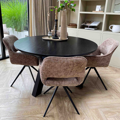 Kick draaistoel Nori - Donkergrijs - vtwonen shop