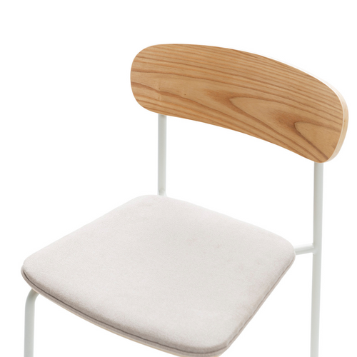 Calicosy - ADRIANA Set van 2 stoelen in stof - Grijs - 51x46x47 cm