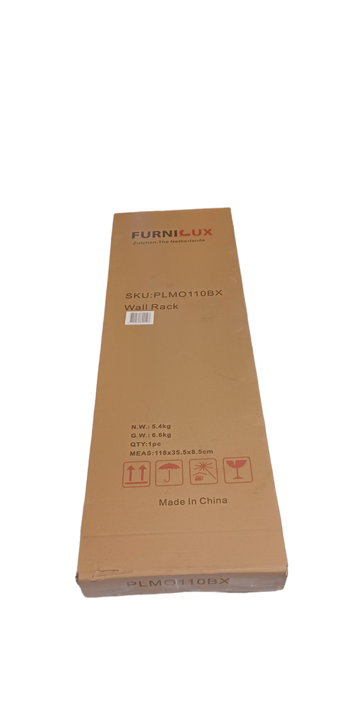 Furnilux Kapstok - XXXL Wandkapstok - 110x30x27 cm - vtwonen shop