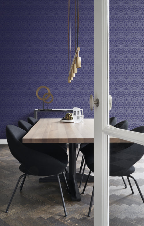 Origin Wallcoverings behang ornamenten paars - 53 cm x 10,05 m - 346245 - vtwonen shop