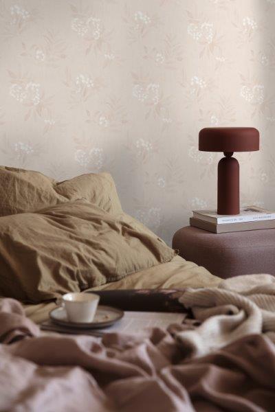 Borastapeter behang bloemen beige - 53 cm x 10.05 m - 660535 - vtwonen shop