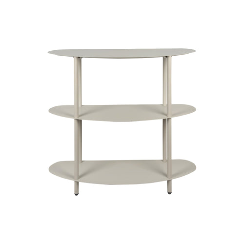 Leitmotiv side table Riqueza - grijs - 90x28x82cm