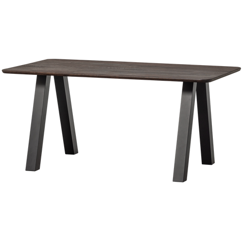 WOOOD eettafel afgerond vingerlas Tablo - Eiken - Mystic Brown - 160x90