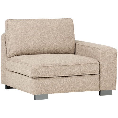 vtwonen element 1-zits met arm rechts Lazy - Bouclé - Naturel - vtwonen shop