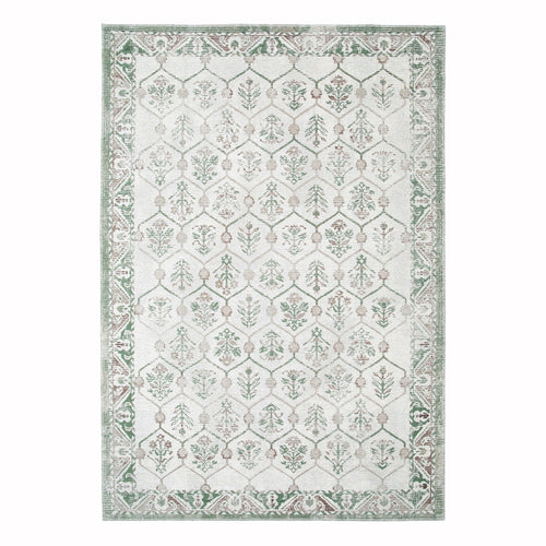 AFK Living vloerkleed Sully - gerecyclede vezels - groen - 120x170 cm
