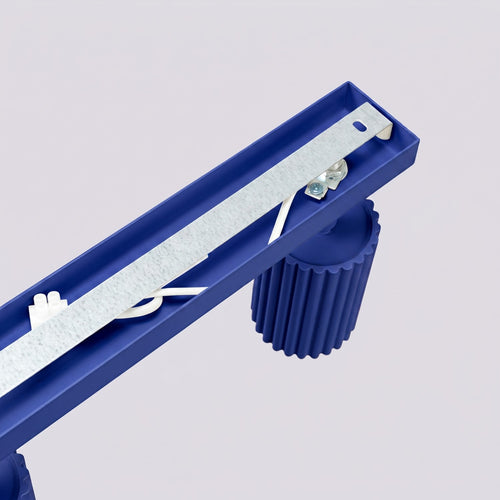 Sollux Lighting Plafondlamp KARBON 4L ultramarijn - 81x6,5x16,5cm