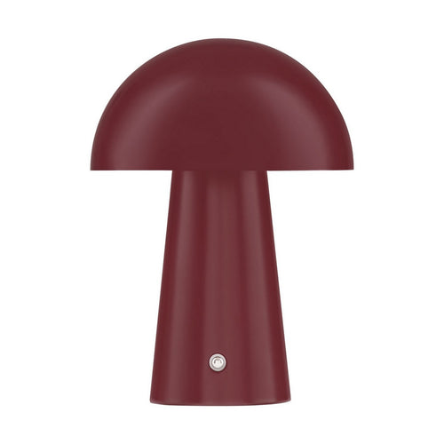 Nova Luce ANDE Geïntegreerde LED-tafellamp, mat bordeauxrood, aanraakgevoelig, dimbaar, 2W 129lm 3000K, USB-aansluiting