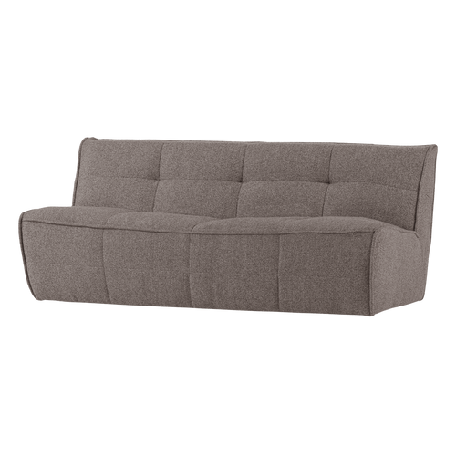 vtwonen 3-zits element Cluster - Bouclé - Middenbruin - 81x204x91