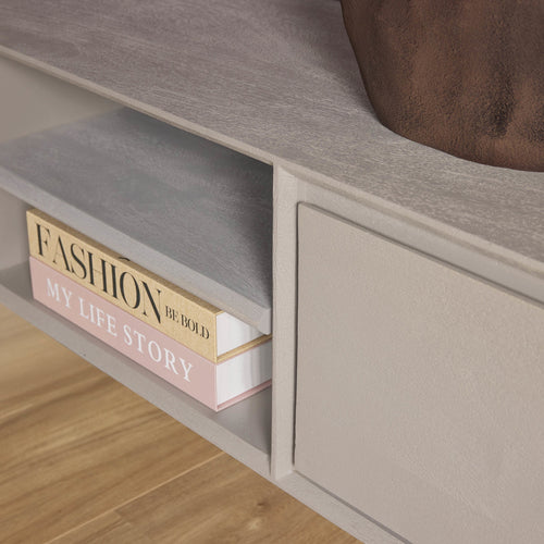 Starfurn Tv-meubel Ambiance - Zwevend - Taupe Hout - 240x35x30cm