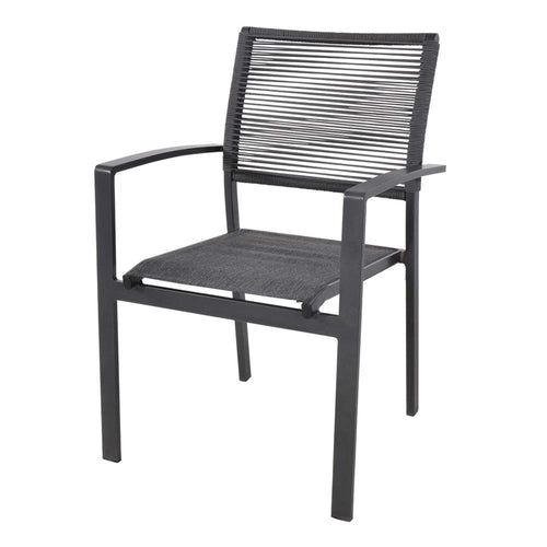 Lesli Living bistrostoel Vitolini - grijs - 57x62x87cm