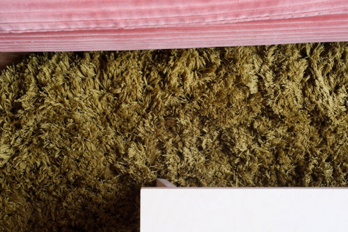 Interieur05 vloerkleed Pilo - hoogpolig - olijfgroen - 200 x 290 cm