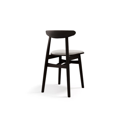Set van 2 stoelen Bony structurele stof lichtgrijs - 47x42x80cm