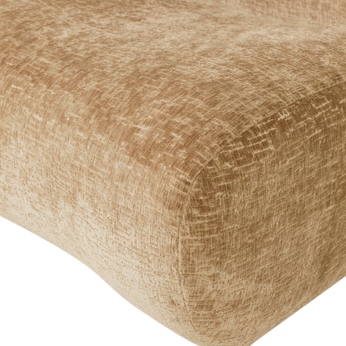 WOOOD fauteuil craquelé Nomu - Velvet - Lichtgeel - 74x76x92
