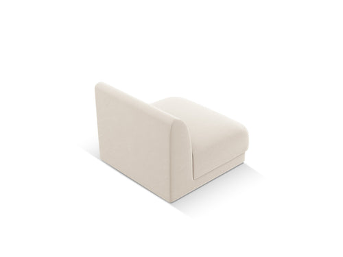 Micadoni Bestuurder Miley flueel lichtbeige - 90x75x70cm