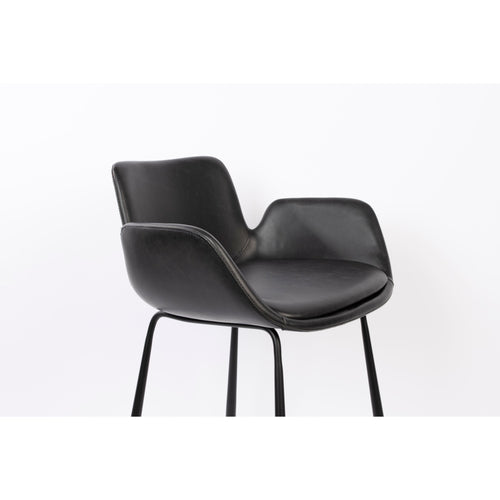 Zuiver Brit LL Barkrukken Zwart - Set van 2 - vtwonen shop