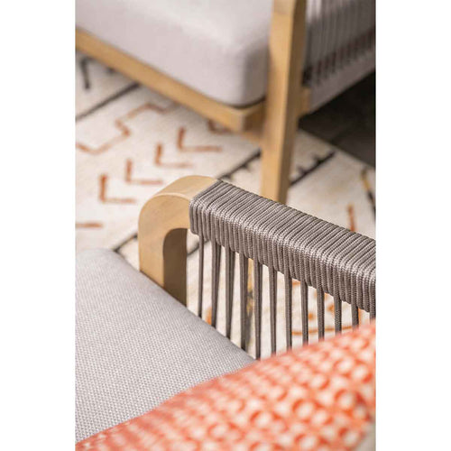 Garden Impressions loungeset Alora grey sand - 4-delig - vtwonen shop