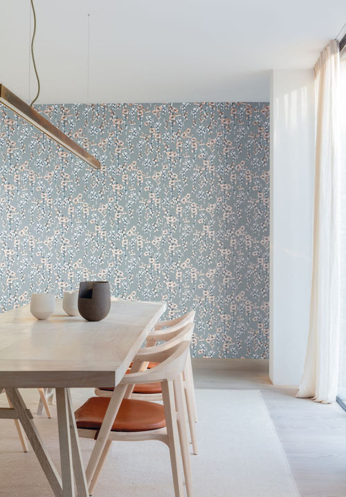 Masureel behang bloemen grijs - 53 cm x 10.05 m - 631954 - vtwonen shop