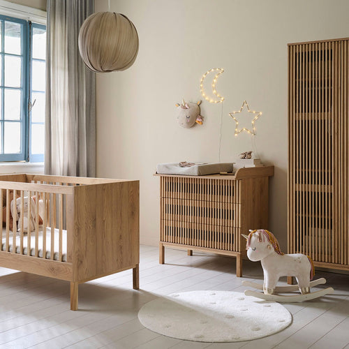 Petite Amélie Kindervloerkleed STIPPEN - katoen - crème