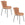 Housecraft Living Junzo Rib Eetkamerstoelen Grijs - Set van 2