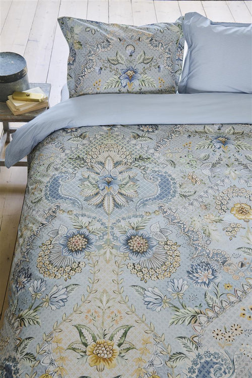 Pip Studio dekbedovertrek Saluti Grandi - 240x200/220 cm - licht blauw