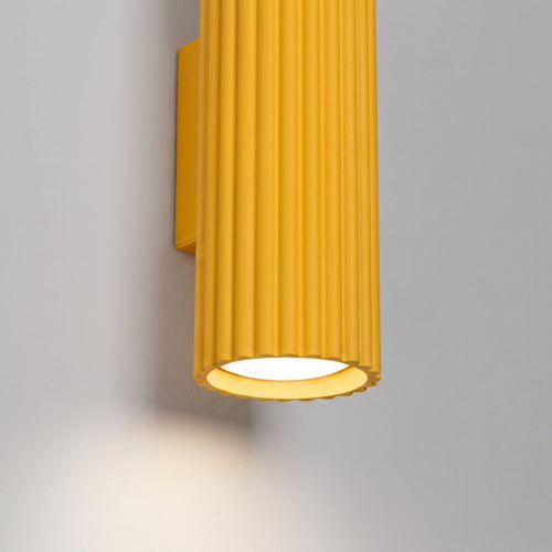 Sollux Lighting Wandlamp KARBON 20 geel - 6,5x8,5x20cm