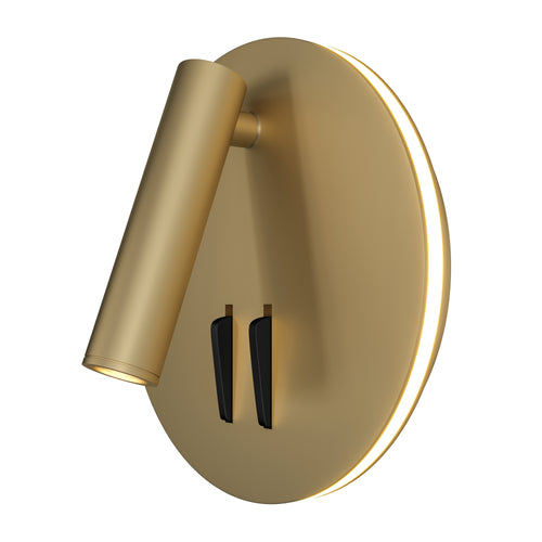 Maytoni wandlamp Ios 176 - Goud - 14x6.5x14 cm