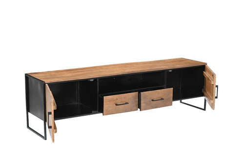 Livingfurn tv-meubel Elin - 180cm - bruin - vtwonen shop