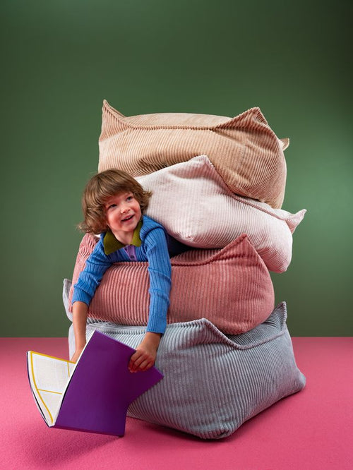 Wigiwama Vierkante Poef - Roze