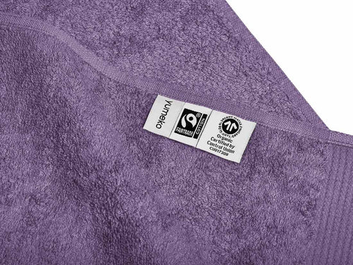 Yumeko handdoeken Terry - purple - 50x100 - 2 st