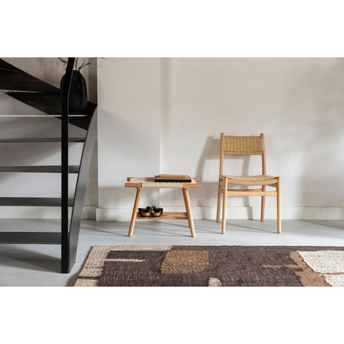 Dutchbone Cecile Eetkamerstoelen Hout Naturel - Set van 2