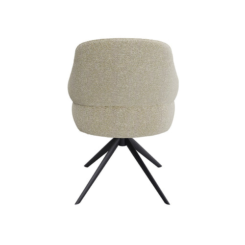 LABEL51 Eetkamerstoel Bern - Naturel/Zwart - Draaibaar - vtwonen shop