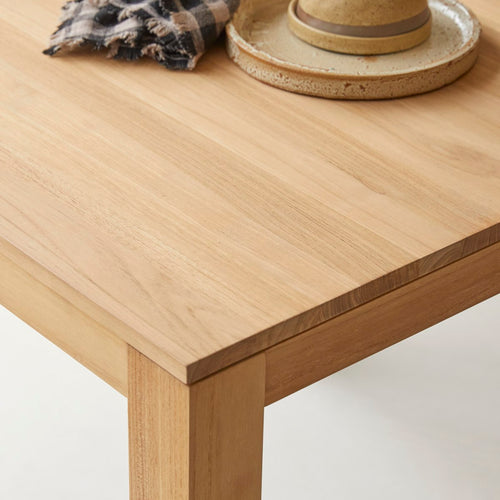 Tikamoon Massief teakhouten tafel voor 2/4 personen - Naturel - vtwonen shop
