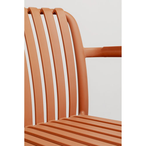 Kare Design Tuinstoel met armleuningen Porto Santo terracotta - vtwonen shop