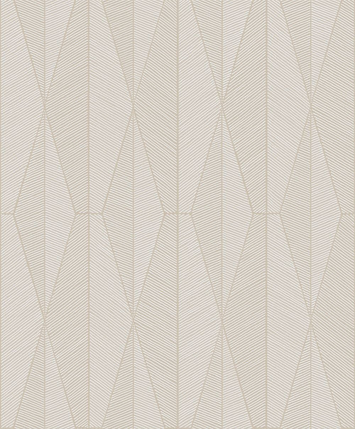 Masureel behang geometrische vormen beige - 53 cm x 10.05 m - 631070