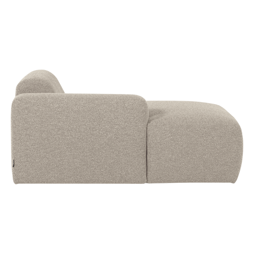 WOOOD chaise longue bank links Mojo Base - Bouclé - Beige - 74x112x162