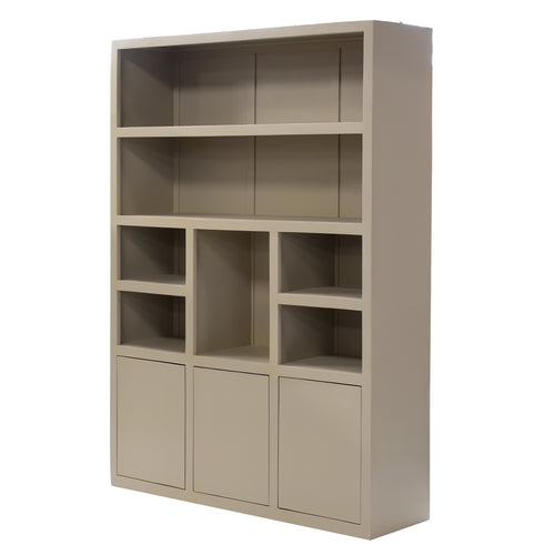 Giga Meubel Wandkast Xander - Hardhout/Hout - Beige - 160x46x220cm - vtwonen shop