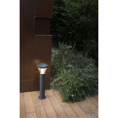 Faro Shelby - LED-tuinpaal voor buiten wit, donkergrijs IP65