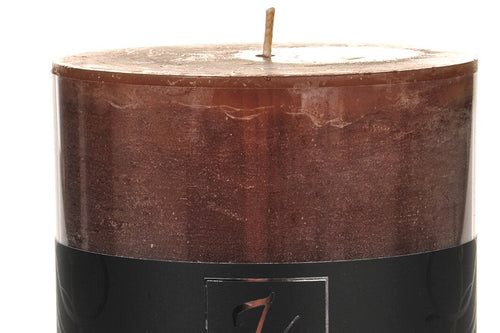 J-Line cilinderkaars - bruin - XL - 95U - 6 stuks